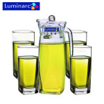 Bộ bình và 4 ly thuỷ tinh Luminarc Le Meiya J6381