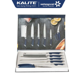 Bộ dao kéo 6 món inox nguyên khối cao cấp Kalite KL-190