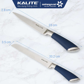 Bộ dao kéo 6 món inox nguyên khối cao cấp Kalite KL-190