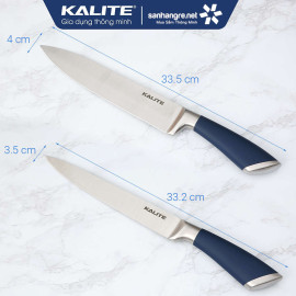 Bộ dao kéo 6 món inox nguyên khối cao cấp Kalite KL-190