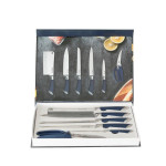 Bộ dao kéo 6 món inox nguyên khối cao cấp Kalite KL-190