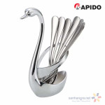 Bộ thìa dĩa Inox 304 thiên nga Swan Rapido