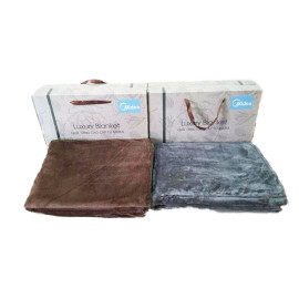 Chăn băng lông siêu mịn cao cấp Midea 1,5x2m (giao..