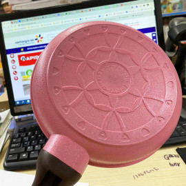 Chảo chống dính tráng sứ Galaxy 5 lớp Ceramic Happy Home Pro 20cm đáy từ - Made in Korea