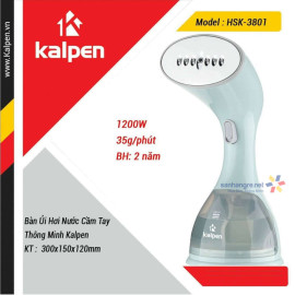 Bàn ủi hơi nước cầm tay thông minh Kalpen HSK-3801 bảo hành 24 tháng