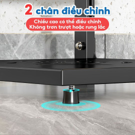 Giá để xoong nồi chảo Thép Carbon Kalpen 2 tầng có thể điều chỉnh