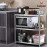 Kệ Inox 304 lắp ghép thông minh 3 tầng size 60cm-80cm xuất Nhật