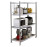 Kệ Inox 304 lắp ghép thông minh 4 tầng size 60cm-80cm xuất Nhật