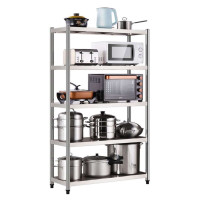 Kệ Inox 304 lắp ghép thông minh Kalpen 5 tầng size 60cm-80cm xuất Nhật