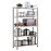 Kệ Inox 304 lắp ghép thông minh 5 tầng size 60cm-80cm xuất Nhật