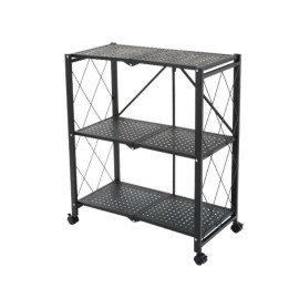 Kệ xếp gấp gọn di động thông minh Kalpen 3 tầng hàng xuất Nhật - 71.5x34x87cm