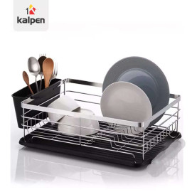 Kệ giá úp bát đía chén Inox đa năng Kalpen kèm khay hứng nước thông minh xuất Nhật