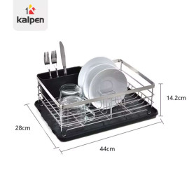 Kệ giá úp bát đía chén Inox đa năng Kalpen kèm khay hứng nước thông minh xuất Nhật