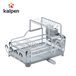 Khay úp bát đĩa thông minh 2 tầng Kalpen DRK-8603 thoát nước mọi hướng