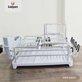 Khay úp bát đĩa thông minh 2 tầng Kalpen DRK-8603 thoát nước mọi hướng