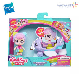 Búp bê đồ chơi Kindi Kids Minis Rainbow Kate's Airplane