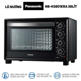 Lò nướng Panasonic NB-H3801KRA dung tích 38 lít, bảo hành 12 tháng