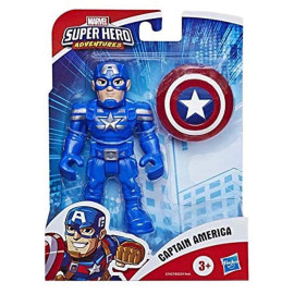 Đồ chơi mô hình Playskool Heroes Marvel Super Hero 12cm - Captain America