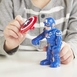 Đồ chơi mô hình Playskool Heroes Marvel Super Hero 12cm - Captain America