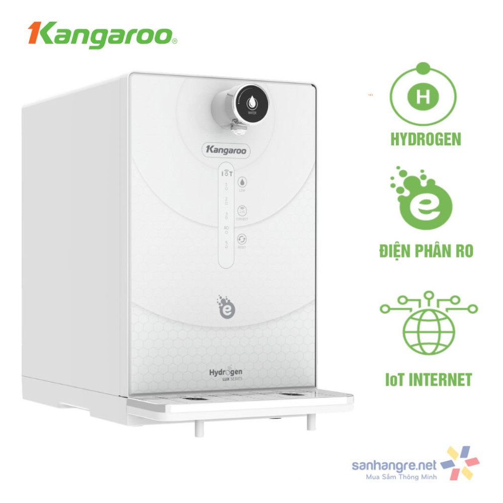Máy lọc nước Kangaroo Hydrogen ion kiềm KG100EED-IoT hàng chính hãng