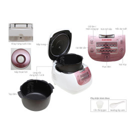 Nồi cơm điện tử áp suất Cuckoo CRP-G1015MH dung tích 1.8 lít xuất xứ Hàn Quốc