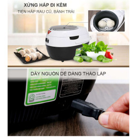 Nồi cơm điện tử Cuckoo dung tích 1.8 lít CR-1020F bảo hành chính hãng 12 tháng - Đen