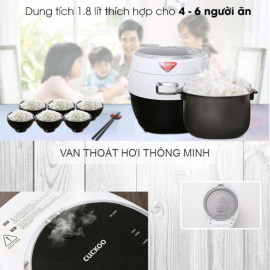 Nồi cơm điện tử Cuckoo dung tích 1.8 lít CR-1020F bảo hành chính hãng 12 tháng - Đen