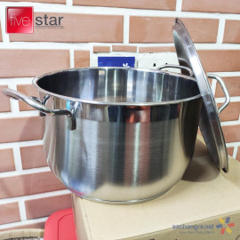 Nồi Inox 3 đáy Fivestar 26cm nắp inox - Hàng chính hãng, bảo hành 5 năm