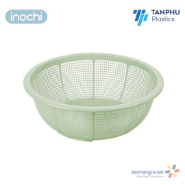 Rổ nhựa tròn Inochi Yoko size 30cm hàng xuất Nhật (giao màu ngẫu nhiên)