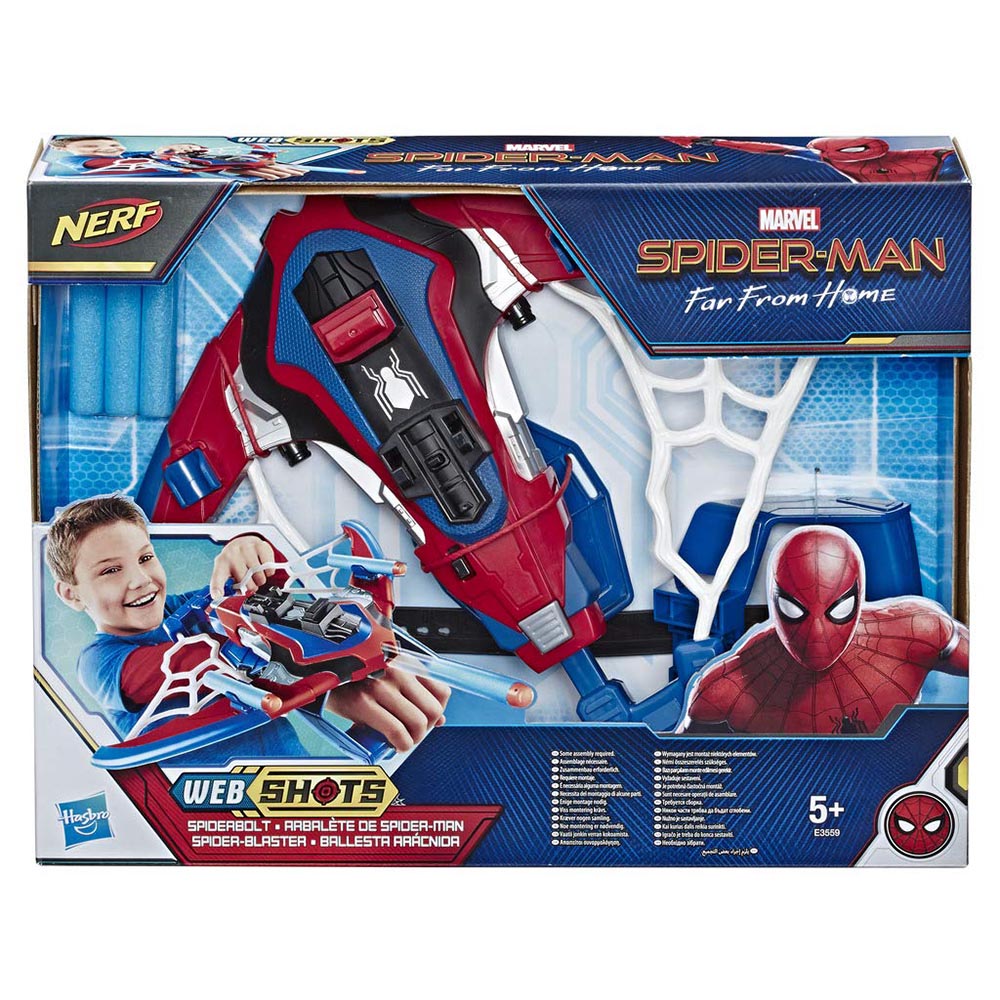 Đồ chơi mô hình Cung tên màng nhện bắn tiêu Nerf - Marvel Spider-Man