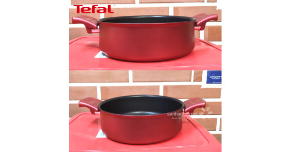 Nồi nhôm chống dính đáy từ thành thấp Tefal Character 24cm C68270 Made in  France tặng vung kính Lyncen 699,000 Sanhangre