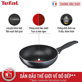 Chảo chiên chống dính sâu lòng Tefal Cook & Clean 20cm B2250295