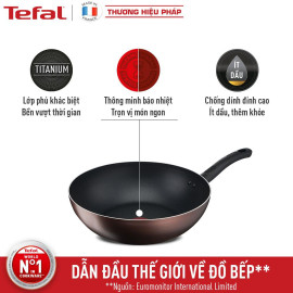 Chảo sâu lòng chống dính đáy từ 26cm Tefal Day By Day G1437705