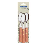 Bộ 3 thìa cafe Inox cán gỗ Tramontina Dynamic 22307/300 xuất xứ Brazil