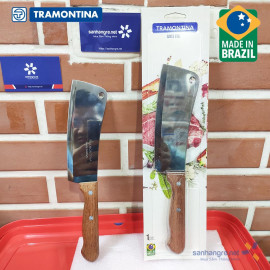 Dao bằm cán gỗ Tramontina Dynamic 15cm 29808/051 - Xuất xứ Brazil