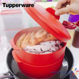 Xửng hấp Tupperware Steam It 2 tầng 20cm xuất xứ USA