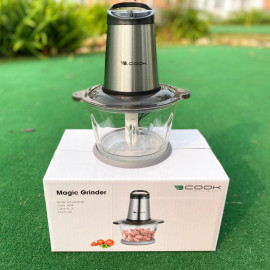 Máy xay thịt đa năng lưỡi dao kép cối thuỷ tinh 2L Bohmann B.Cook BC-05 bảo hành 12 tháng