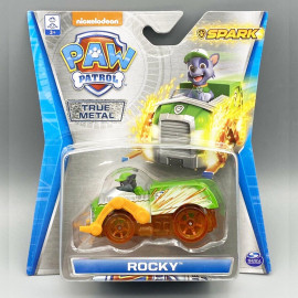 Đồ chơi mô hình Xe chó cứu hộ Paw Patrol True Metal Spark tỷ lệ 1:55 - Rocky sáng tạo