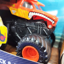 Đồ chơi Xe đua địa hình Monster Jam Click&Flip ấn bật và nhào lộn tỷ lệ 1:43 - El Toro Loco