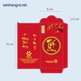 Set 6 phong bao lì xì Tết Nguyên Đán Việt Nam mẫu Sanhangre