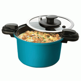 Nồi Hầm Công Nghệ Áp Suất Thấp Amercook USA 24cm 6 Lít dùng bếp từ