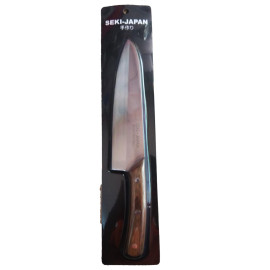 Bộ 3 dao lưỡi thép cán gỗ siêu sắc SEKI Nhật Bản