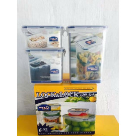 Bộ 3 Hộp Nhựa Bảo Quản Thực Phẩm Lock&Lock HPL80983
