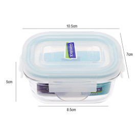 Bộ 3 Hộp Thuỷ Tinh 150ml Đựng Đồ Ăn Dặm Glasslock Baby GL543 