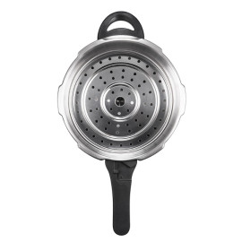 Nồi áp suất 3 đáy Inox 304 Elmich 22cm dung tích 5.5L EL3371 dùng bếp từ kèm xửng hấp