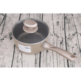 Nồi Bột Tráng Sứ Đáy Từ Elmich 16cm EL-5588 Màu Ghi