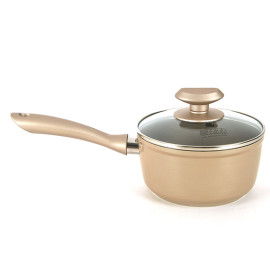Nồi Bột Tráng Sứ Đáy Từ Elmich 16cm EL-5588 Màu Ghi