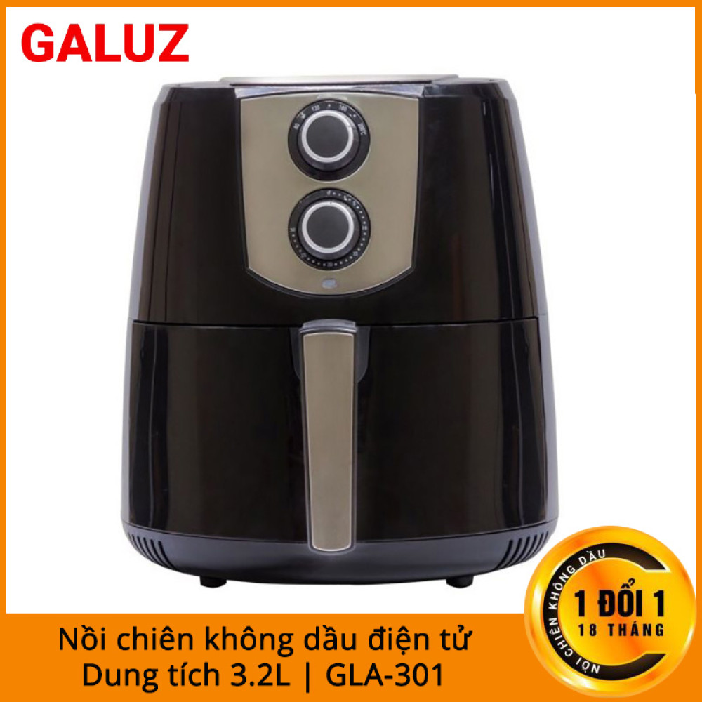 Nồi Chiên Không Dầu Galuz 3.2 Lít chính hãng, bảo hành 18 tháng