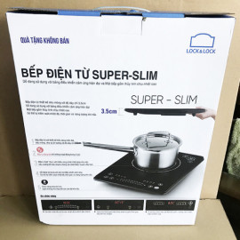 Bếp Từ 2000W Lock&Lock Super Slim EJI135-SS KM Samsung bảo hàng 12 tháng