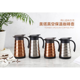 Bình Giữ Nhiệt Đựng Cà Phê Lock&Lock Tower Vacuum 800ml - Bạc - LHC1442SLV